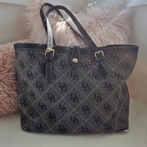 Dooney and Bourke Signature Black Tote and or Handbag